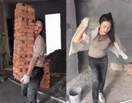 单身宝妈搬砖网红,成为网红励志典范